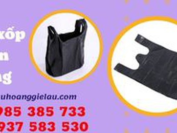 Túi xốp đen bóng đặc biệt size 24, 30 thông dụng giá rẻ