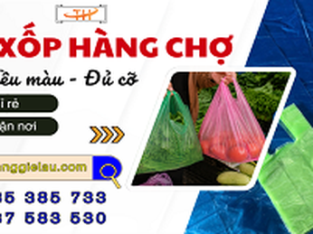 Sỉ túi xốp hàng chợ đủ màu giá rẻ