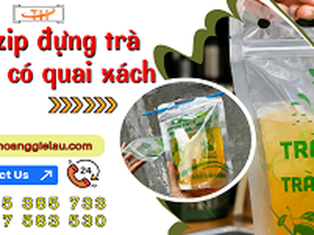 Mua túi zip đựng trà chanh có quai xách giá tốt