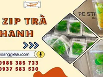 Kho bán túi zip trà chanh giá rẻ cho quán trà chanh – trà sữa