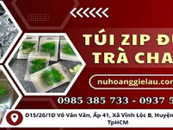 Túi zip đựng trà chanh nhận sỉ số lượng giá rẻ