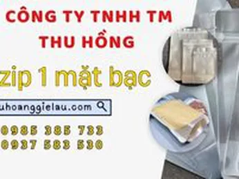 Túi zip 1 mặt bạc đựng bánh mứt tết giá rẻ