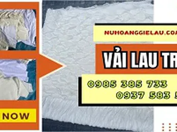 Nguồn sỉ rẻ vải lau trắng tại HCM