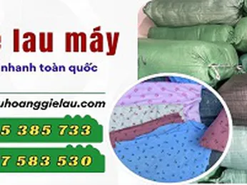 Mua sỉ giẻ lau máy giá rẻ tận xưởng tại TPHCM