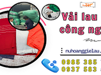 Nguồn sỉ vải lau máy công nghiệp giá tận kho Thu Hồng