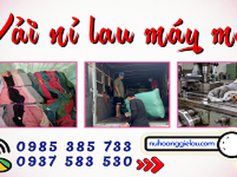 Vải nỉ lau máy móc tại TPHCM