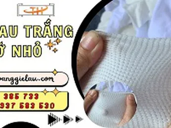 Vải lau trắng công nghiệp loại nhỏ tiện lợi