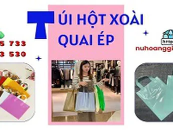 Túi hột xoài quai ép sẵn kho đủ màu giá tốt