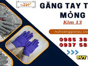 Sỉ giá xưởng găng tay thun mỏng kim 13 rẻ