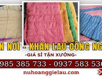Mua khăn nối - khăn lau công nghiệp giá sỉ rẻ tận xưởng