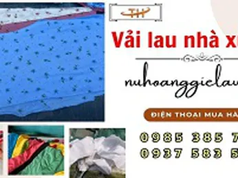 Nguồn vải lau nhà xưởng giá rẻ sẵn kho