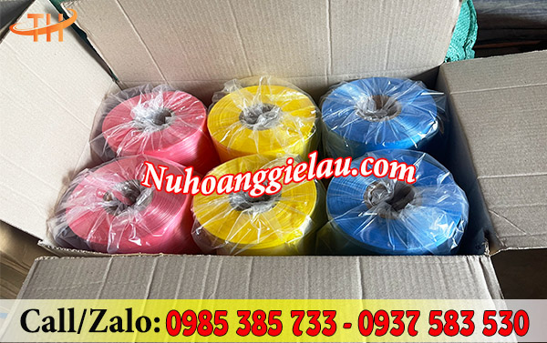 Cuộn dây nilon buộc máy thùng 12 cuộn Cuộn dây nilon buộc máy thùng 12 cuộn