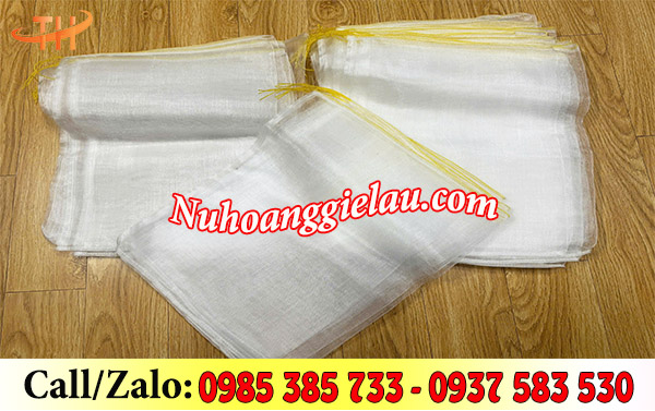 Túi lưới bọc mít sử dụng an toàn, tiện lợi Túi lưới bọc mít sử dụng an toàn, tiện lợi