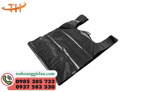 Túi bóng đen hai quai bề mặt láng, bóng Túi bóng đen hai quai bề mặt láng, bóng