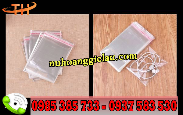 túi bóng kiếng dán miệng size nhỏ túi bóng kiếng dán miệng size nhỏ