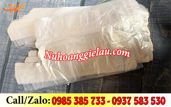 Túi xốp bóng mỡ trắng trơn thường Túi xốp bóng mỡ trắng trơn thường