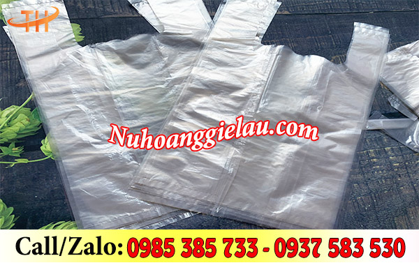 Túi bóng mỡ hai quai hàng chợ Túi bóng mỡ hai quai hàng chợ