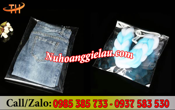 Túi opp dán miệng đựng quần áo, đồ dùng sang trọng Túi opp dán miệng đựng quần áo, đồ dùng sang trọng