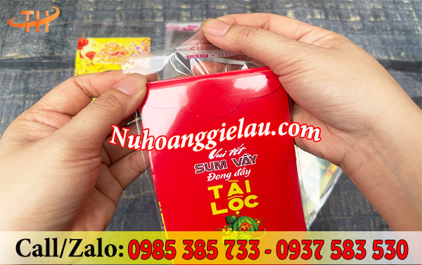Túi dán miệng đựng bao lì xì giúp đóng gói nhanh, tiện lợi Túi dán miệng đựng bao lì xì giúp đóng gói nhanh, tiện lợi