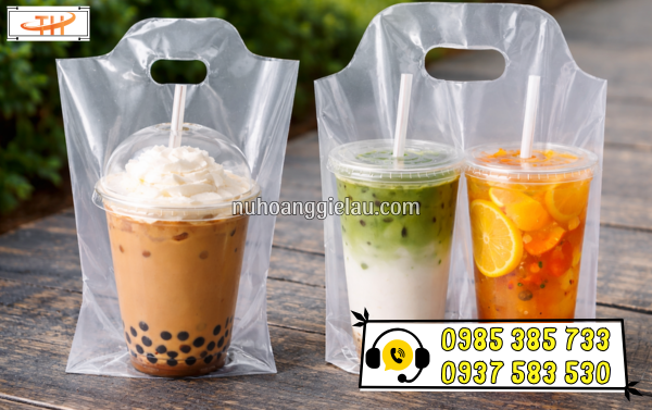 Túi đựng ly trà sữa mang đi Túi đựng ly trà sữa mang đi