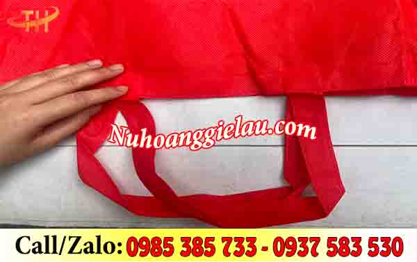 Túi vải đựng quà Tết thiết kế quai xách tiện lợi Túi vải đựng quà Tết thiết kế quai xách tiện lợi