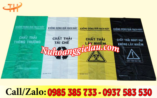 Túi đựng rác thải y tế đủ màu Túi đựng rác thải y tế đủ màu
