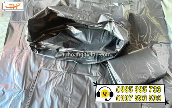 Túi rác công nghiệp đen size đại cực to Túi rác công nghiệp đen size đại cực to
