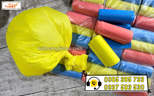 Túi rác cuộn nhiều màu Túi rác cuộn nhiều màu