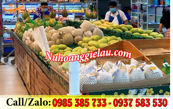 Túi đựng thực phẩm dạng cuộn được để hầu hết tại những quầy thực phẩm Túi đựng thực phẩm dạng cuộn được để hầu hết tại những quầy thực phẩm