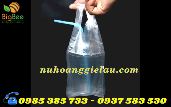 sử dụng túi nilon đựng trà sữa an toàn