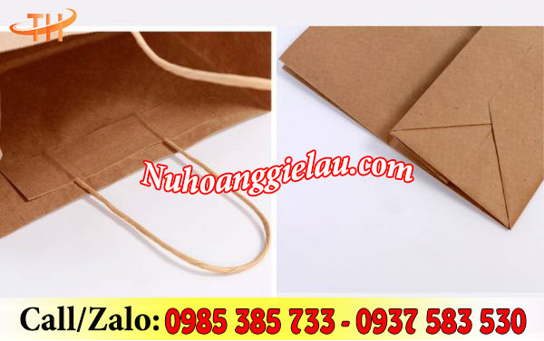Túi giấy có quai phù hợp chứa đựng nhiều sản phẩm khác nhau Túi giấy có quai phù hợp chứa đựng nhiều sản phẩm khác nhau