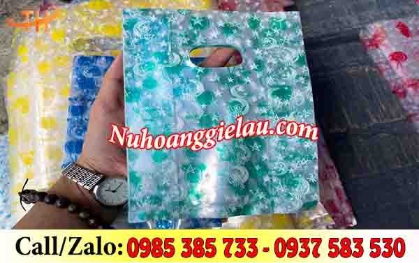 Túi hột xoài trong in hoa Túi hột xoài trong in hoa