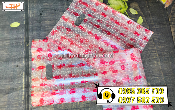 Mẫu túi hột xoài in hoa nhí Mẫu túi hột xoài in hoa nhí