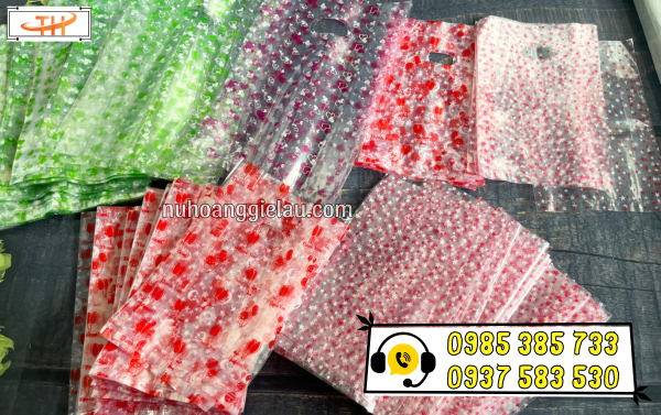 Túi hột xoài PP trong suốt in họa tiết đa dạng Túi hột xoài PP trong suốt in họa tiết đa dạng