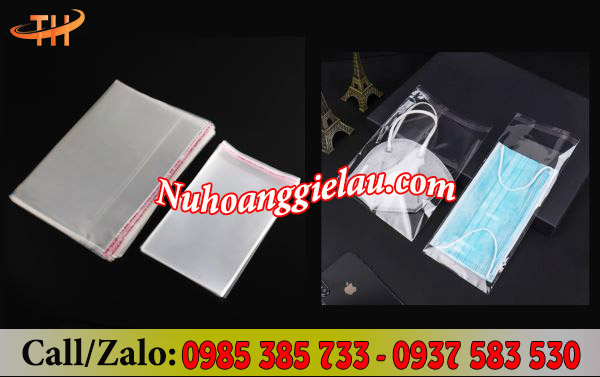 Túi kiếng dán miệng được ứng dụng chứa đựng nhiều sản phẩm khác nhau Túi kiếng dán miệng được ứng dụng chứa đựng nhiều sản phẩm khác nhau