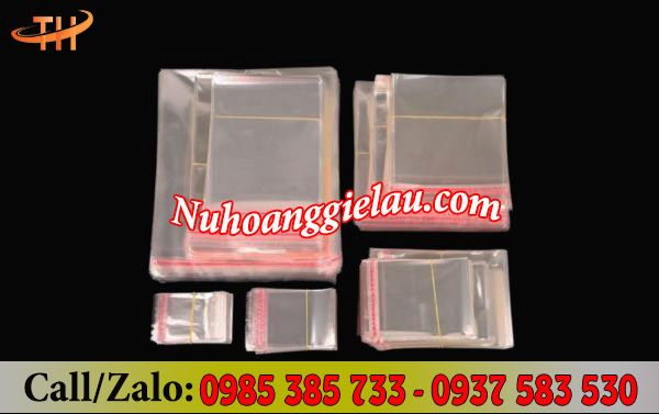 Túi kiếng dán miệng đủ size Túi kiếng dán miệng đủ size