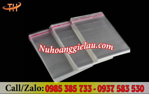 Túi ni lông dán miệng trong suốt Túi ni lông dán miệng trong suốt