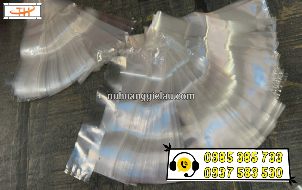 Túi nilon làm sữa chua trong suốt dễ dàng quan sát màu sắc sữa chua Túi nilon làm sữa chua trong suốt dễ dàng quan sát màu sắc sữa chua