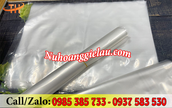 Túi nilon dẻo trong suốt size lớn đựng nước lẩu Túi nilon dẻo trong suốt size lớn đựng nước lẩu