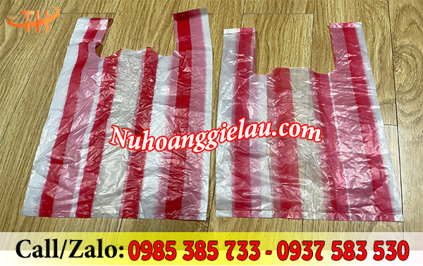 Túi xốp màu sọc chất lượng Túi xốp màu sọc chất lượng