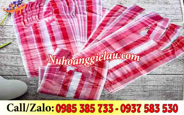 Túi xốp sọc zin đỏ sẵn sỉ rẻ Túi xốp sọc zin đỏ sẵn sỉ rẻ