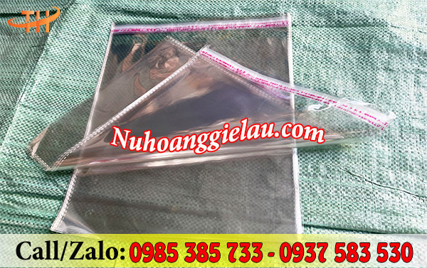 Túi OPP dán miệng size lớn Túi OPP dán miệng size lớn