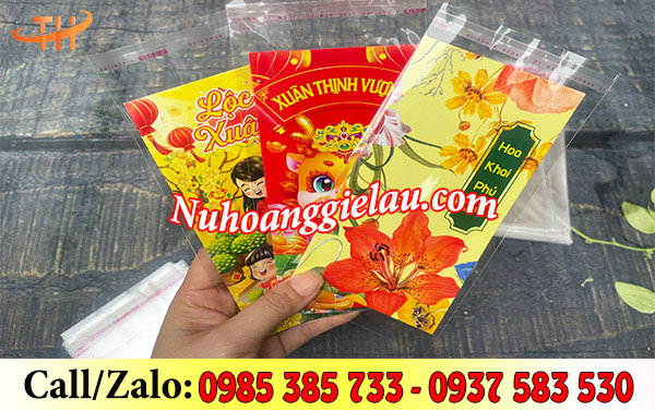Túi opp dán miệng đựng lì xì Túi opp dán miệng đựng lì xì