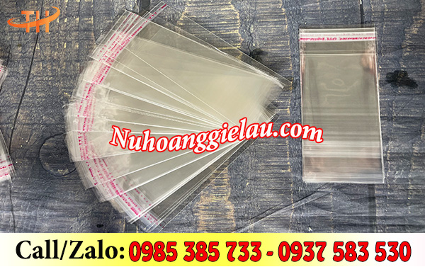 Túi opp dán miệng cỡ nhỏ Túi opp dán miệng cỡ nhỏ
