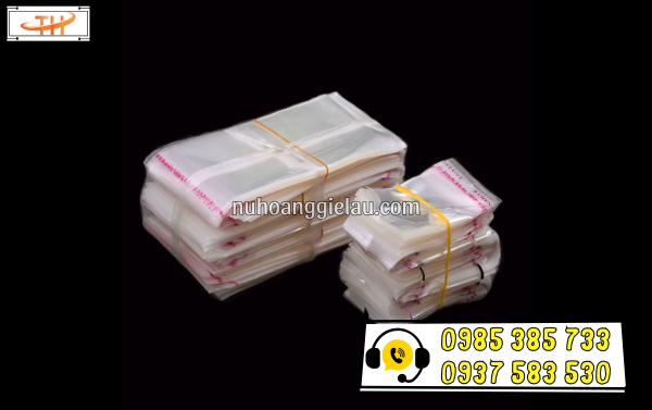 Túi OPP dán miệng trong suốt có sẵn keo dán miệng Túi OPP dán miệng trong suốt có sẵn keo dán miệng