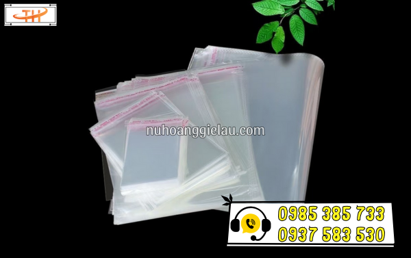 Túi OPP dán miệng trong suốt đủ cỡ Túi OPP dán miệng trong suốt đủ cỡ