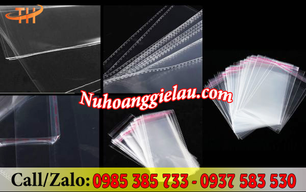 Túi opp dán miệng thiết kế tiện lợi với lớp keo dán siêu dính Túi opp dán miệng thiết kế tiện lợi với lớp keo dán siêu dính
