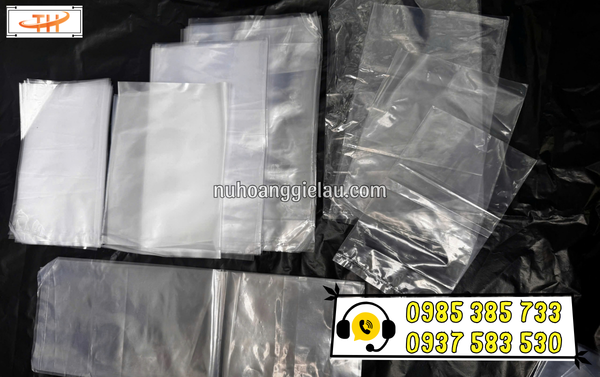 Túi PE bóng dẻo đa dạng nhiều kích thước Túi PE bóng dẻo đa dạng nhiều kích thước