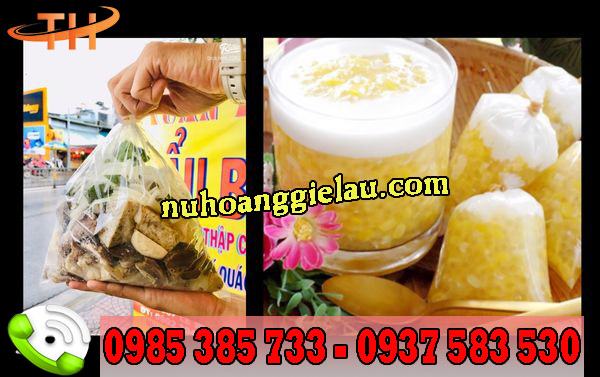 Túi PE trong suốt dẻo đựng thức ăn mang đi tiện lợi Túi PE trong suốt dẻo đựng thức ăn mang đi tiện lợi