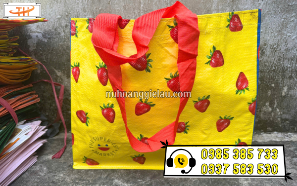 Túi PP dệt thiết kế tiện lợi, sử dụng nhanh Túi PP dệt thiết kế tiện lợi, sử dụng nhanh